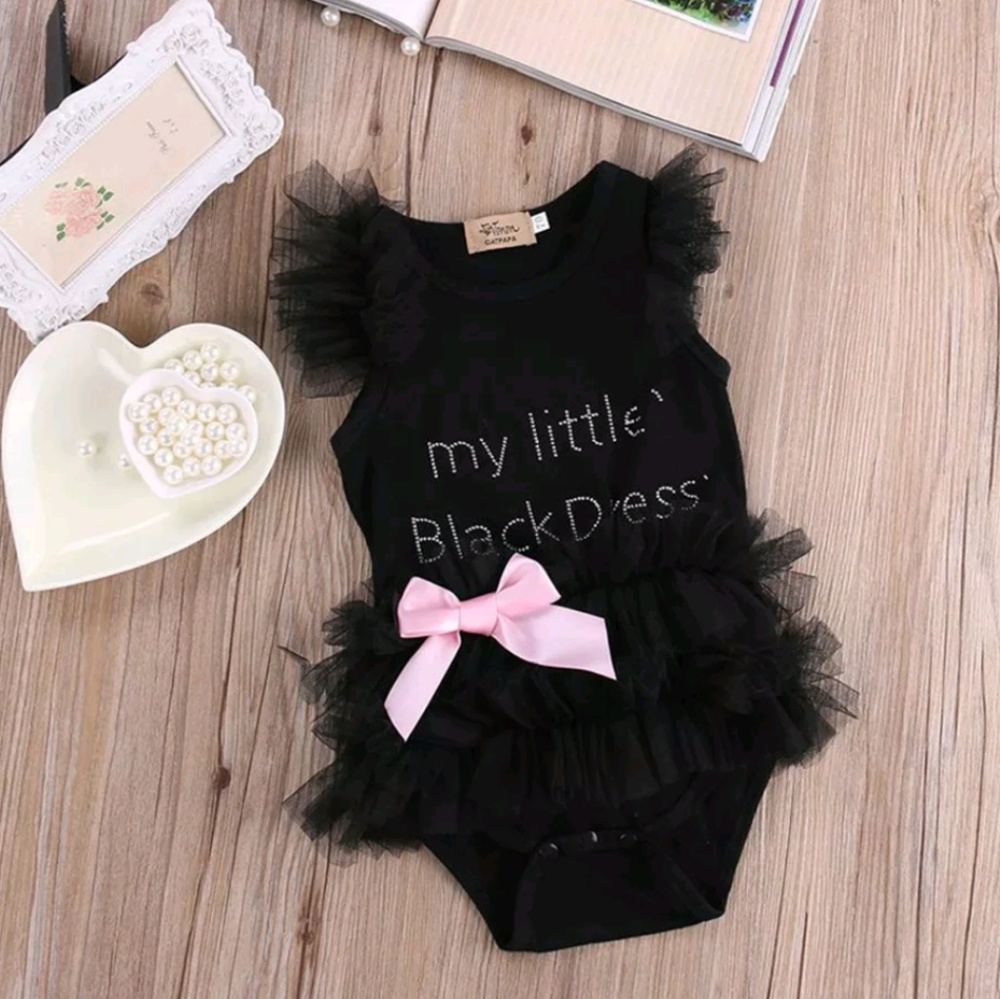 New My Little Black Dress infant Onesie - Picture 6 of 7